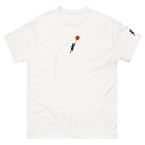 Cat Neko Flying Embroidered Unisex T-shirt