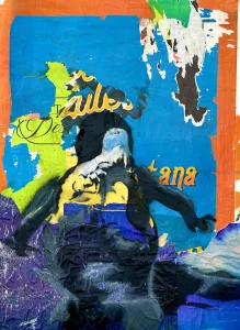 Surfing Life The mixed-media artwork