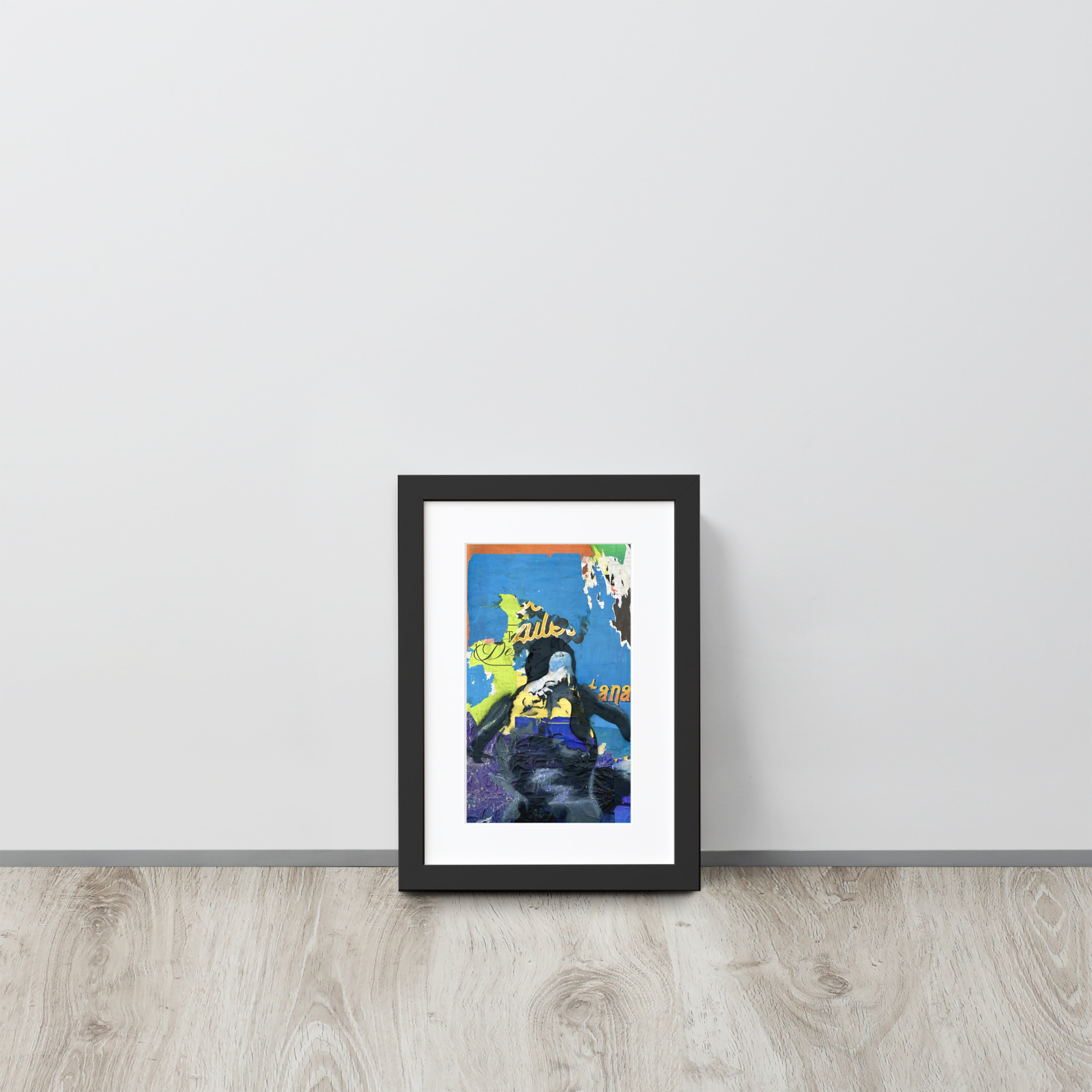 Surfing Life Matte Framed Art Print 2 Matte Paper Framed Poster With Mat Cm Black 21x30 Cm Front 6985f46207c0a