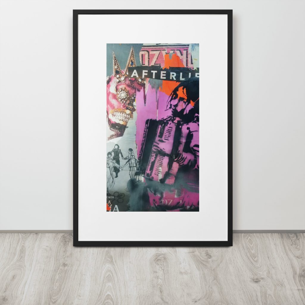 Afterlife Corazon Art Print Matte Paper Framed Poster With Mat