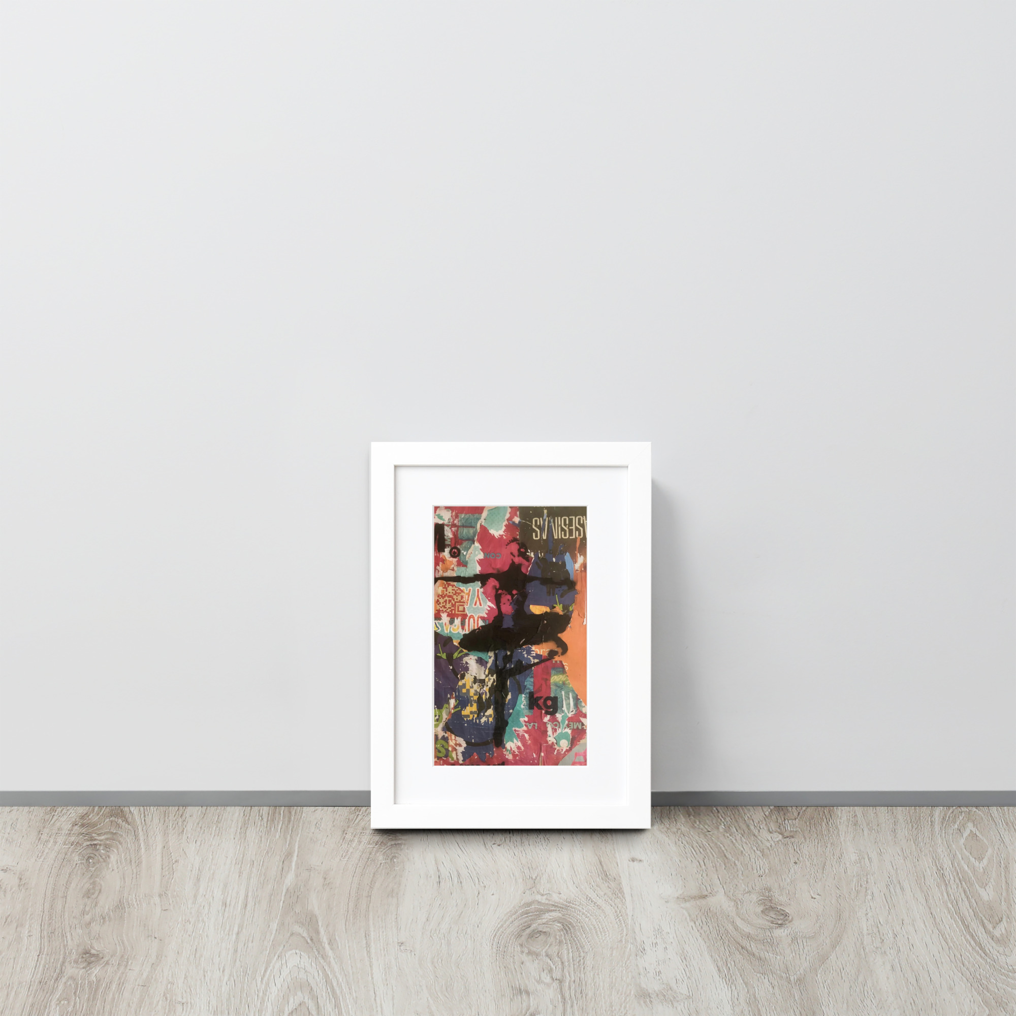 Planet Earth Art Print on Matte Paper Framed Poster With Mat 5 Planet Earth Art Print