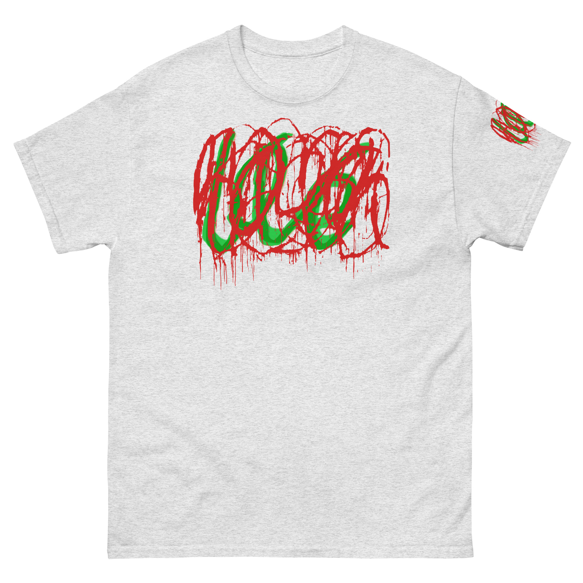 Love Red Green T-shirt Front Back Outside Label and Sleeve Print 11 Love Red Green T-shirt