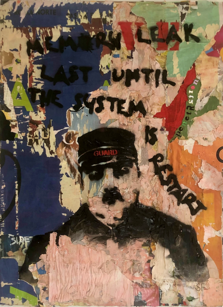 What Is Affichage Lacéré? The Torn Poster Art Behind Borna Libertines 2 Memory leak painting by Borna Libertines