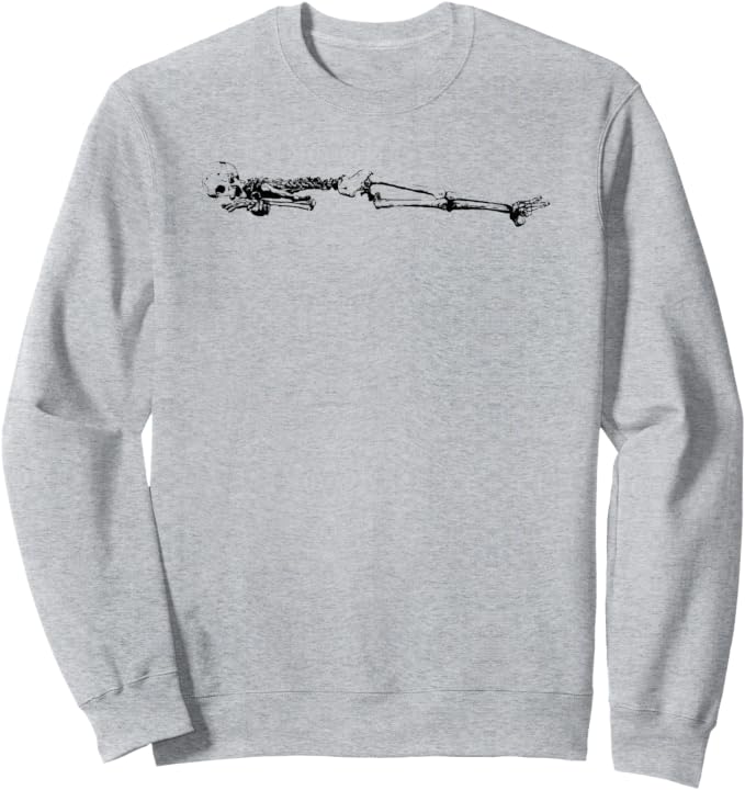 Sleepy Skeleton Sweatshirt 4 Sleepy Skeleton Sweatshirt