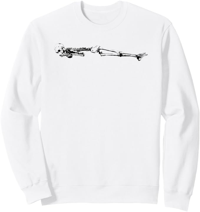 Sleepy Skeleton Sweatshirt 12 Sleepy Skeleton Sweatshirt
