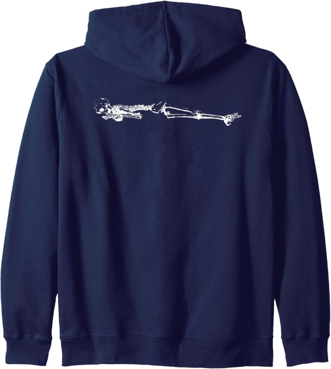 Sleepy Skeleton Zip Hoodie 3 Sleepy Skeleton Zip Hoodie