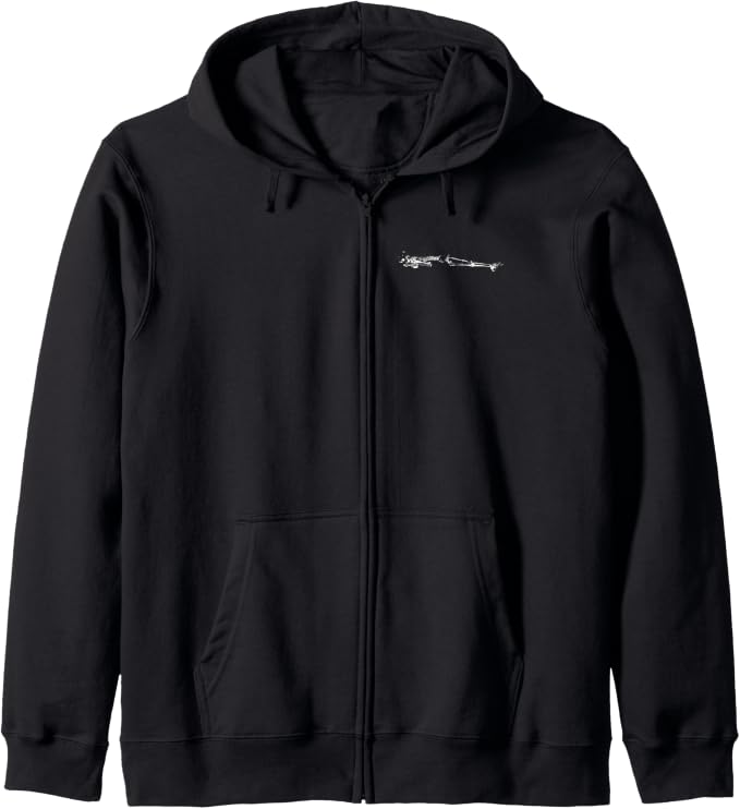 Sleepy Skeleton Zip Hoodie 4 Sleepy Skeleton Zip Hoodie